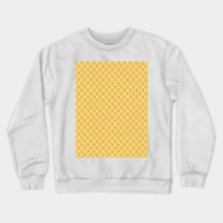 WAFFLE Pattern Crewneck Sweatshirt